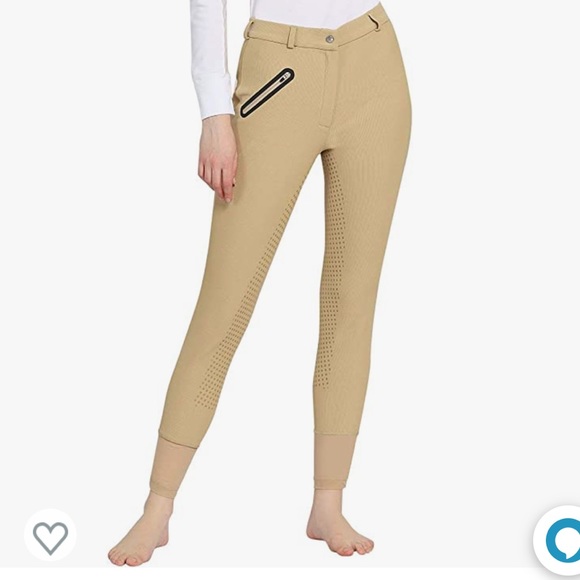 TuffRider Ladies Tiffany Ribbed Breech with Silicone Full Seat - Picture 4 of 7